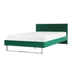 Beliani BELLOU Bed groen 160x200
