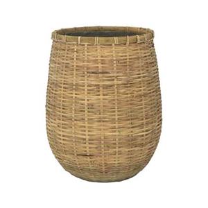 Pottery Pots Bloempot-Plantenbak Cement-Bamboe D 50 cm H 60 cm
