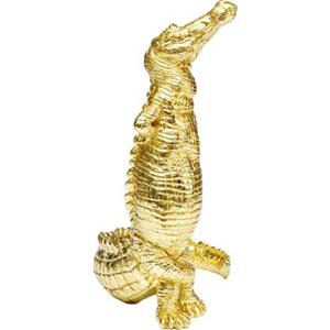 Kare Design Decofiguur Alligator Gold