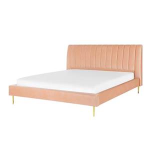 Beliani MARVILLE Bed roze 180x200