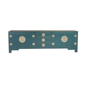 Fine Asianliving Chinese TV Kast Teal Blauw B175xD47xH54cm