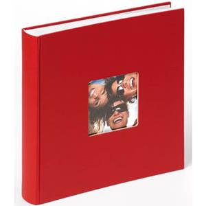 Walther Design Fotoalbum Fun 100 pagina's 30x30 cm rood