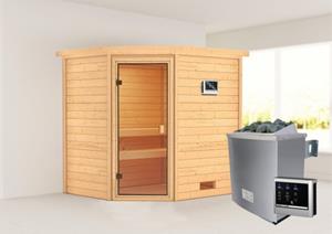Woodfeeling | Sauna Elea | Kachel 4,5 kW Externe Bediening