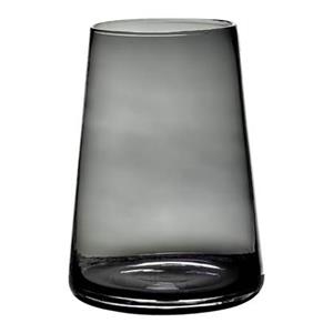 Maison Péderrey Vaas Mond geblazen glas Glas Zwart D 20 cm H 28 cm