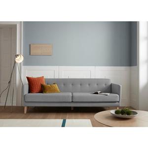 andas 3-Sitzer "Raadal", in geradlinigem skandinavischem Design, Knopfheftung, Design by Morten Georgsen