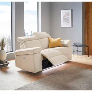 Places of Style 2-Sitzer "Kilado", mit Relaxfunktion, verstellbarer Armlehne, Kopfteilverstellung und dimmbarer LED Beleuchtung, wahlweise Relaxfunktion elektrisch