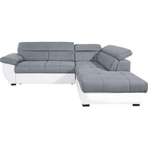 COTTA Polstergarnitur, (Set), Set: bestehend aus Ecksofa und Hocker, Ecksofa inklusive Kopfteilverstellung, wahlweise mit Bettfunktion und Bettkasten