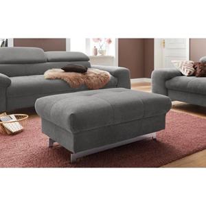 COTTA Polstergarnitur, Set: bestehend aus 2-Sitzer und Hocker, Sofa mit Kopfteilverstellung