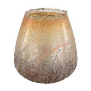 Dijk Natural Collections Tealight holder glass 18x18cm - Koper