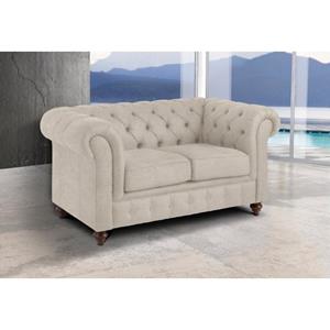 Premium collection by Home affaire 2-zitsbank CHESTERFIELD met knoopsluiting, ook in leer