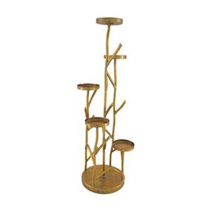 Dijk Natural Collections Candle holder metal 25x59cm - Goud