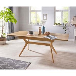 Premium collection by Home affaire Esstisch "Klara", mit Auszugsfunktion (160 - 210 cm) aus Massivholz