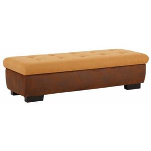 Home affaire Hocker "Bergen", mit Staufach, 161 cm breit