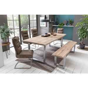 Home affaire Eettafel TRISTAN met boomrand