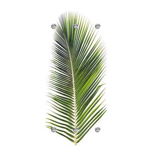 Queence Kapstok Palm met 6 haken, 50 x 120 cm