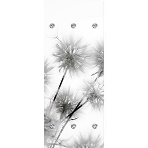 queence Garderobenleiste "Pusteblumen", mit 6 Haken, 50 x 120 cm