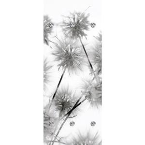 queence Garderobenleiste "Blüte", mit 6 Haken, 50 x 120 cm