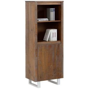 Home affaire Bücherregal "Lagos", aus schönem massivem Kiefernholz, grifflos, Breite 55 cm