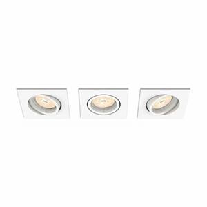 Philips DONEGAL recessed white 3xNW 230V