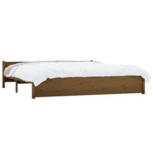 VidaXL Bedframe massief hout honingbruin 180x200 cm 6FT Super King