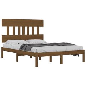 VidaXL Bedframe massief hout honingbruin 180x200 cm 6FT Super King