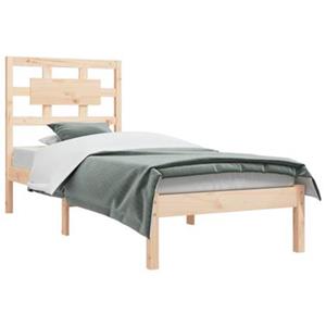 VidaXL Bedframe massief grenenhout 100x200 cm