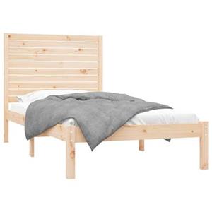 VidaXL Bedframe massief hout 90x200 cm