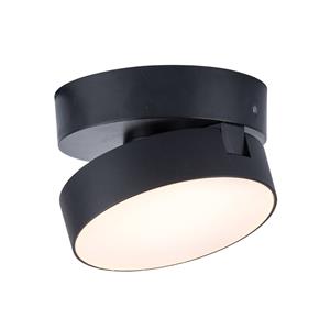 Eco-Light LED-Deckenspot Stanos, CCT, einflammig, schwarz