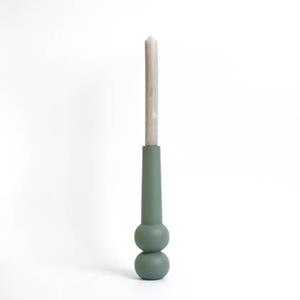 LEMON LILY Candleholder cone high - Green