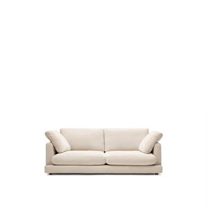 Natur24 Sofa 3-Sitzer-Sofa Gala 210 x 65 x 108,5 cm Beige Sitzgarnitur Couch