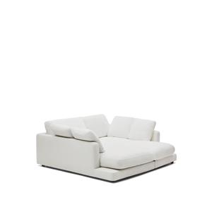 Natur24 Sofa 3-Sitzer Sofa Gala 210 x 193 x 87 cm Weiß