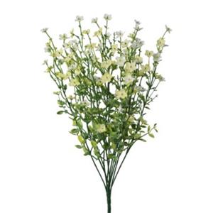 Yomonda Kunstpflanze Miniblütenbusch grün/weiß