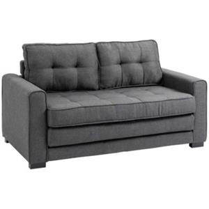 HOMCOM Schlafsofa mit Sitzkissen blau