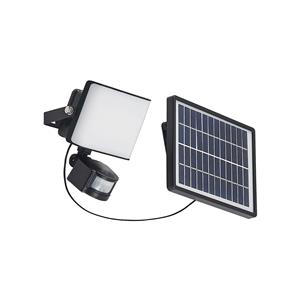 PRIOS Darini LED-Solar-Wandstrahler mit Sensor
