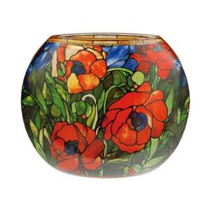 Goebel Vase Louis Comfort Tiffany - Orientalische Mohnblume bunt