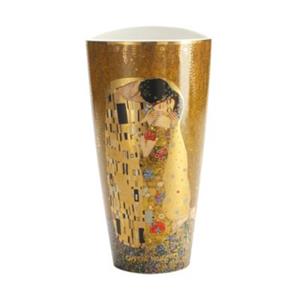 Goebel Vase Der Kuss - Artis Orbis H28 cm gold