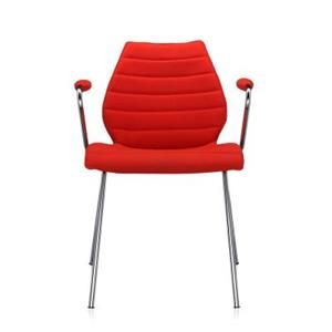 Kartell Maui Soft Stuhl Besucher- &amp; Konferenzstühle  Ausführun ohne Armlehnen Farbe : umbra