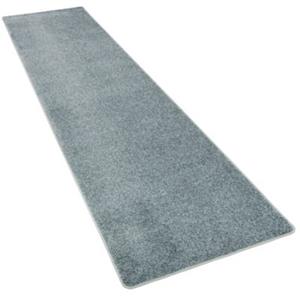 Snapstyle Hochflor Velours Teppich Läufer Mona Teppichläufer blau/grau Gr. 100 x 300
