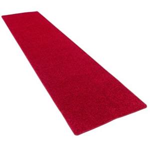 Snapstyle Hochflor Velours Teppich Läufer Mona Teppichläufer rot Gr. 100 x 300