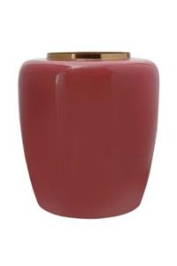 Kayoom Vase Vase Art Deco 100 Koralle / Gold koralle
