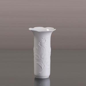 Yomonda Porzellan Vase Rosengarten H18 cm weiß