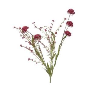 MARELIDA Deko Wildblumen Wiesenblumen - H: 60cm rot
