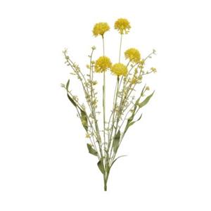 MARELIDA Deko Wildblumen Wiesenblumen - H: 60cm gelb