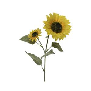 MARELIDA Deko Sonnenblume am Stiel - H: 72cm gelb