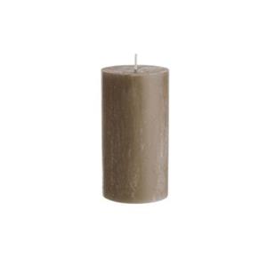Butlers RUSTIC Stumpenkerze Höhe 13cm taupe