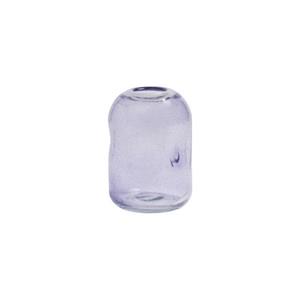 & klevering Bubble Vase / Recycling-Glas - Ø 10 x H 14 cm -  - Violett