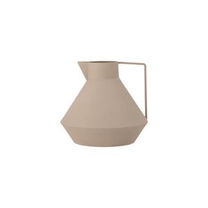 Bloomingville Venny Gießkanne / Vase - Aluminium / Ø 23 x H 22 cm -  - Beige