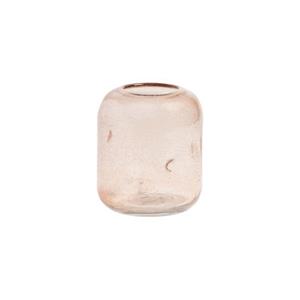 & klevering Bubble Vase / Recycling-Glas - Ø 13 x H 17 cm -  - Rosa
