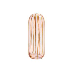 & klevering Sweep Vase / Ø 9.5 x H 27 cm - Glas -  - Rosa