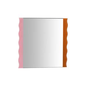 & klevering Wobbly Wandspiegel / 30,5 x 30 cm -  - Rosa